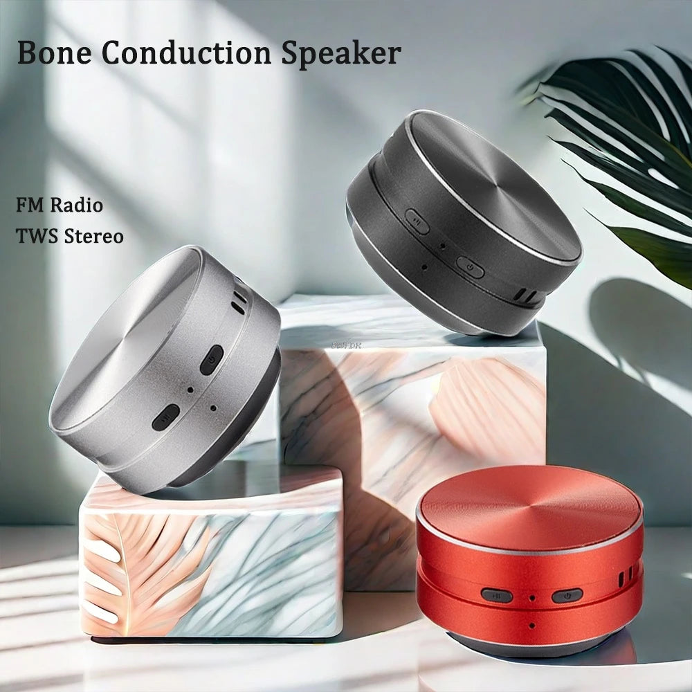 Altavoz Portátil de Conducción Ósea. Conexión bluetooth